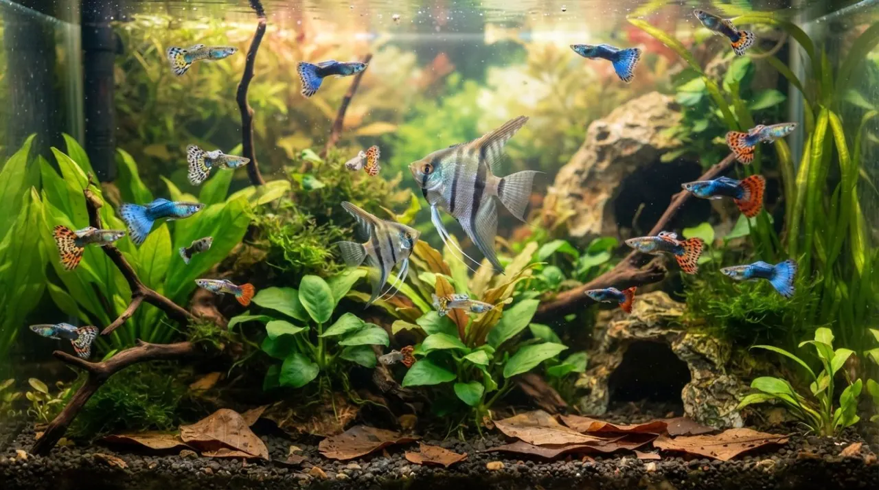Can Guppies Live With Angelfish? guide image