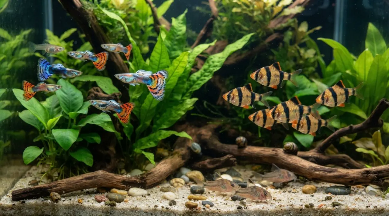 Can Guppies Live With Tiger Barbs? guide image
