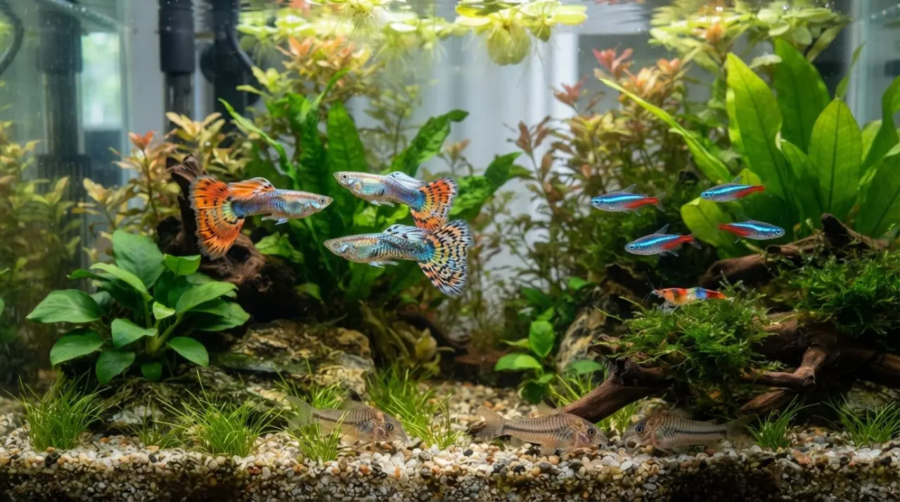 Best Tank Mates for Male Guppies guide image