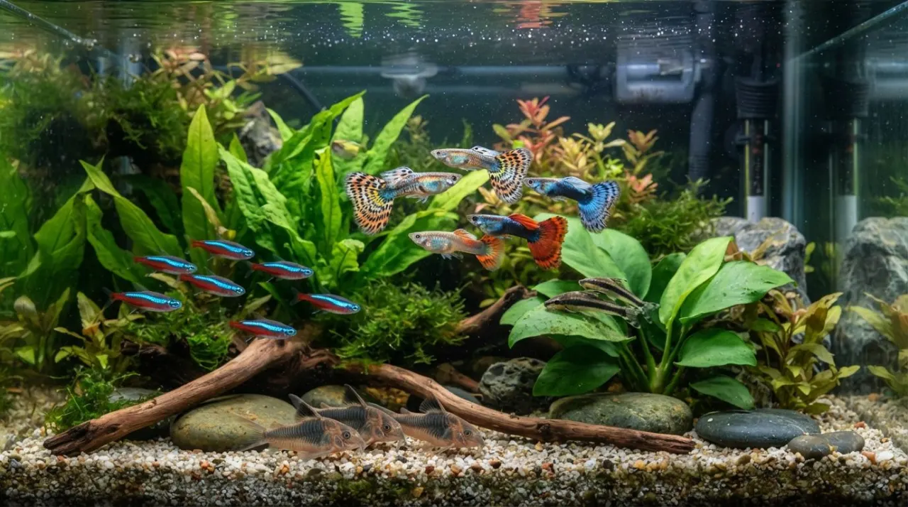 Guppy Tank Mate Compatibility Chart guide image