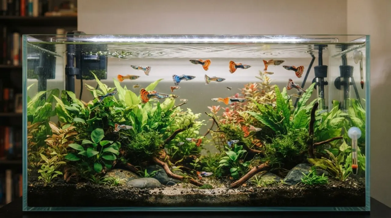 How to Set Up a Planted Guppy Tank featured image