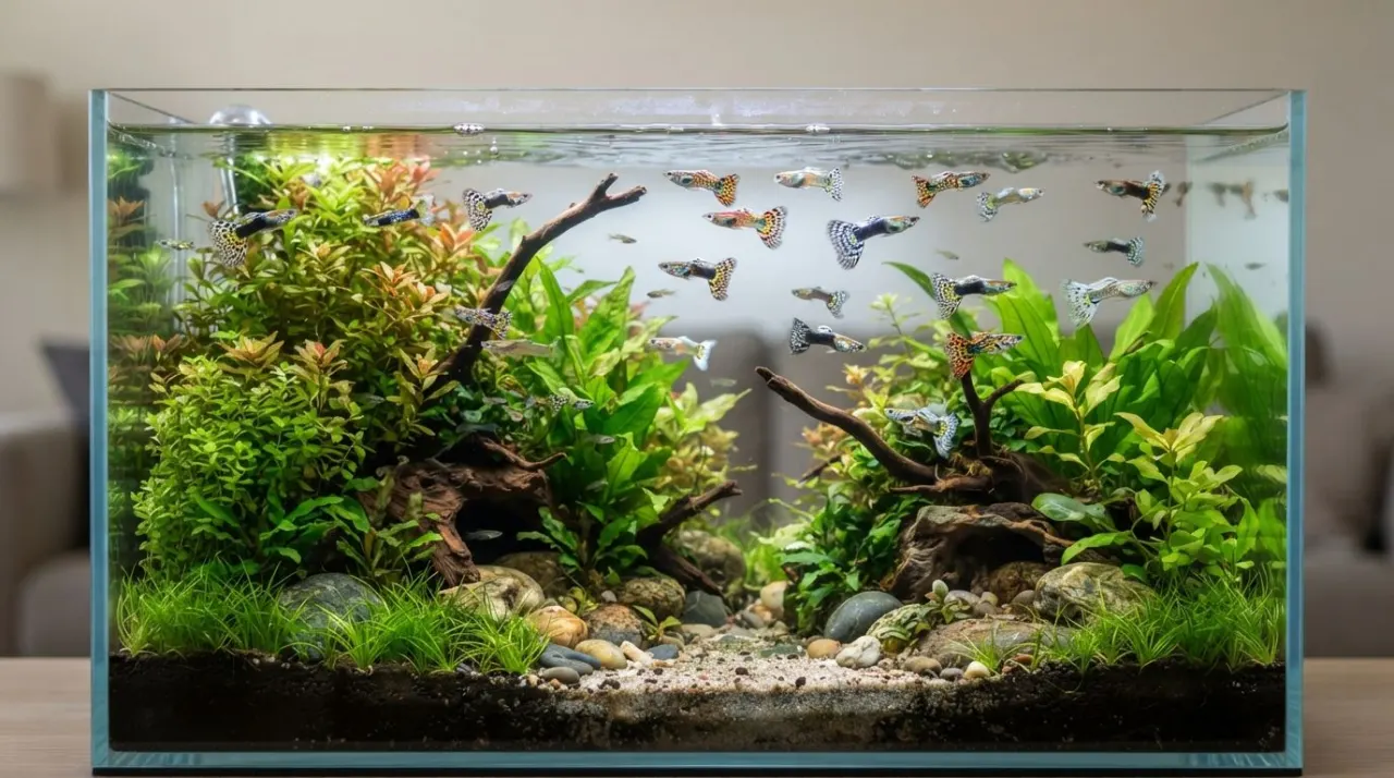 Guppy Aquascaping Ideas featured image