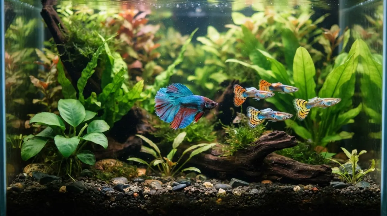 Can Guppies Live With Bettas? guide image