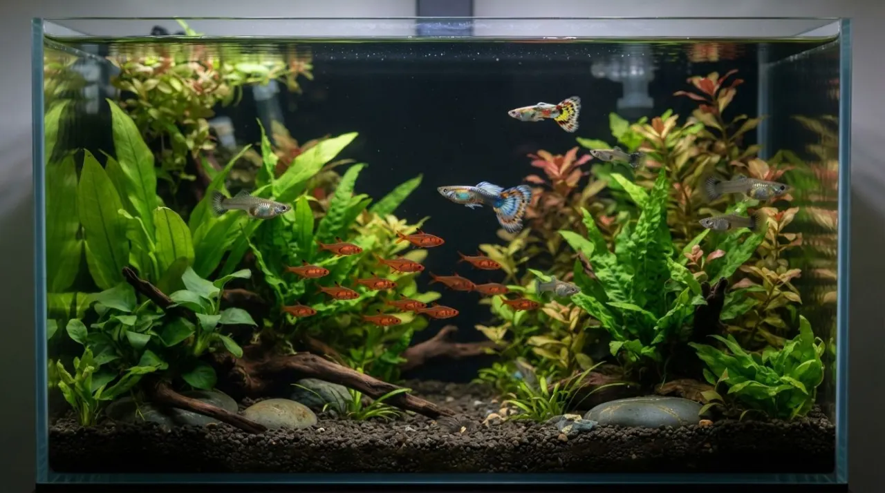 Can Guppies Live With Ember Tetras? guide image