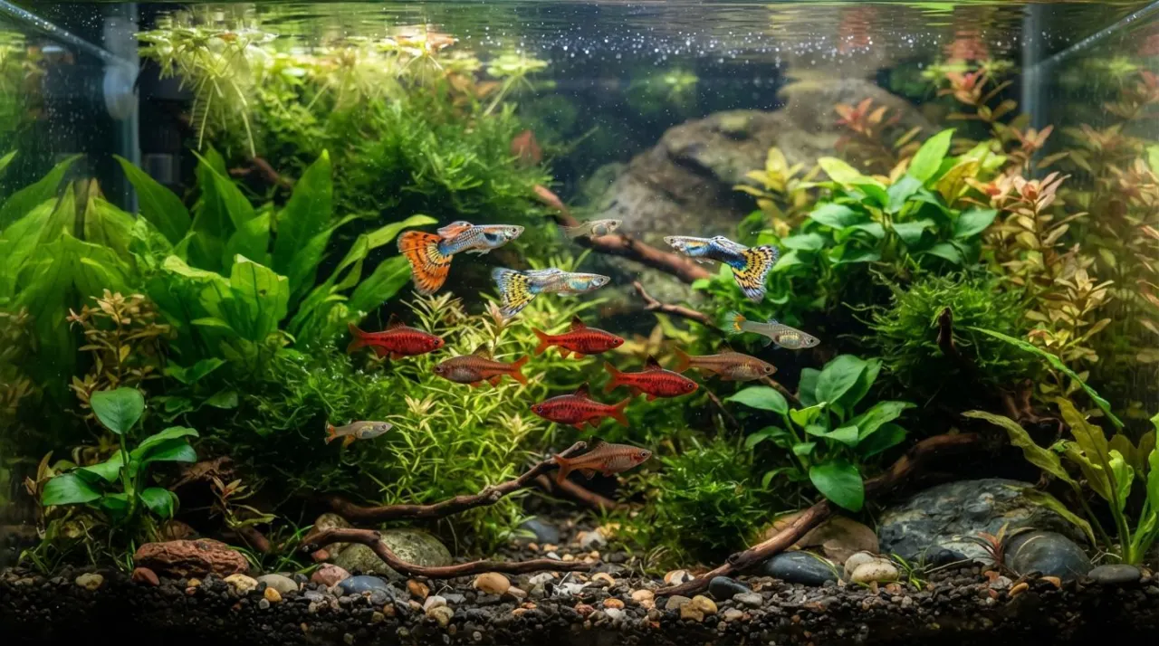 Can Guppies Live With Cherry Barbs? guide image
